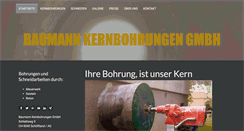 Desktop Screenshot of baumann-kernbohrungen.ch